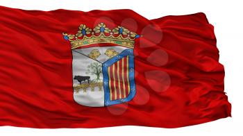 Salamanca City Flag, Country Spain, Isolated On White Background, 3D Rendering