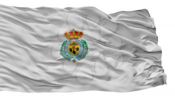 Santa Cruz Tenerife City City Flag, Country Spain, Isolated On White Background, 3D Rendering