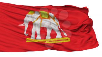 State Thailand 1916 Flag, Isolated On White Background, 3D Rendering