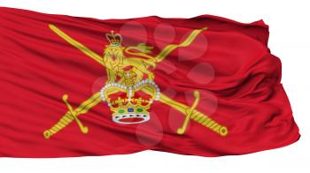 British Army 1938 Flag, Isolated On White Background, 3D Rendering