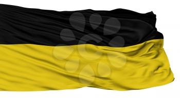 Habsburg Monarchy Flag, Isolated On White Background, 3D Rendering