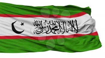 Islamic Renaissance Party Of Tajikistan Flag, Isolated On White Background, 3D Rendering
