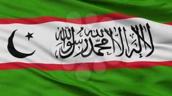 Islamic Renaissance Party Of Tajikistan Flag, Closeup View, 3D Rendering