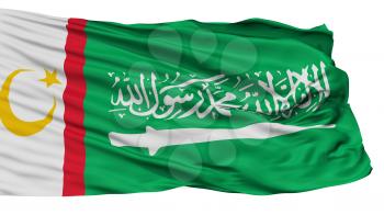 Moro Islamic Liberation Front Flag, Isolated On White Background, 3D Rendering