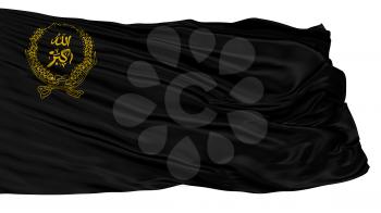 National Islamic Front Of Afghanistan Flag, Isolated On White Background, 3D Rendering