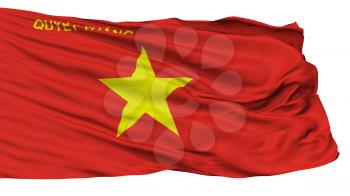 Peoples Army Of Vietnam Flag, Isolated On White Background, 3D Rendering