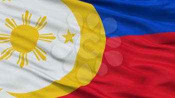 Philippines Fvr Proposal Flag, Closeup View, 3D Rendering