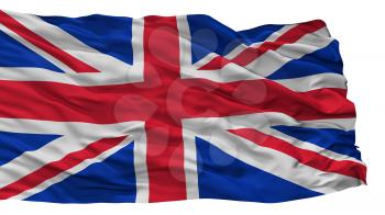 United Kingdom City Flag, Country Uk, Isolated On White Background, 3D Rendering