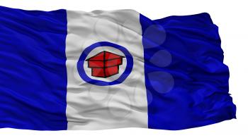 Toledo Ohio City Flag, Country Usa, Isolated On White Background, 3D Rendering