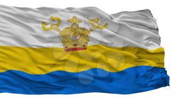 Mykolaiv Oblast City Flag, Country Ukraine, Isolated On White Background, 3D Rendering