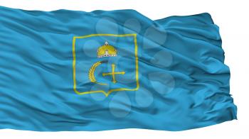 Sumy Oblast City Flag, Country Ukraine, Isolated On White Background, 3D Rendering