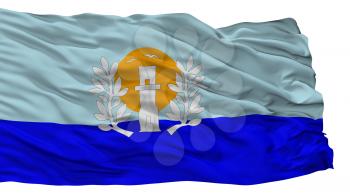 Maldonado City Flag, Country Uruguay, Isolated On White Background, 3D Rendering