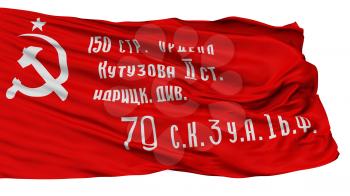 Ussr War Victory Isolated Flag With White Background, 3D Rendering