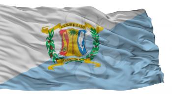 Municipio Bermudez City Flag, Country Venezuela, Isolated On White Background, 3D Rendering