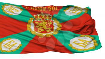Bulgaria War Flag, Isolated On White Background, 3D Rendering