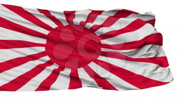 Imperial Japanese Army War Flag, Isolated On White Background, 3D Rendering