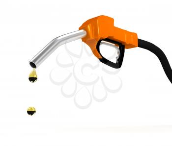 Royalty Free Clipart Image of a Gas Pump