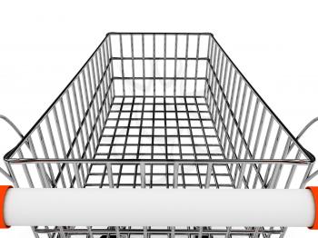Royalty Free Clipart Image of a  Shopping Cart