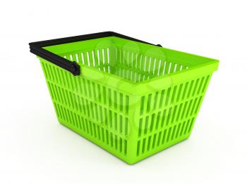 Royalty Free Clipart Image of a Shopping Basket