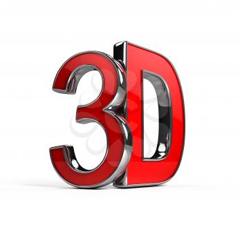 Royalty Free Clipart Image of a 3D Design