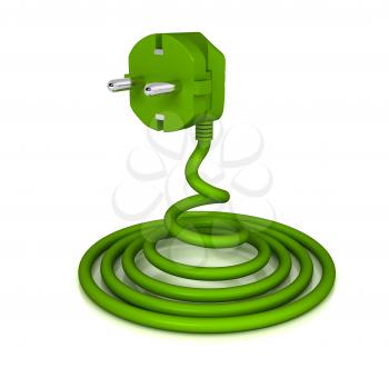 Royalty Free Clipart Image of an Electric Plug