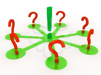 Royalty Free Clipart Image of a Discussion Concept