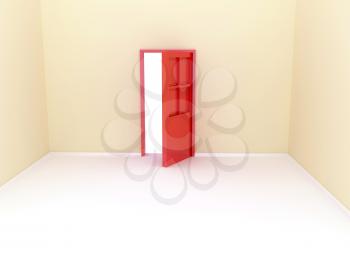 Royalty Free Clipart Image of a Doorway