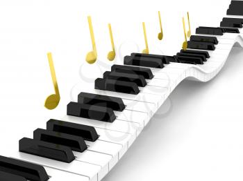 Royalty Free Clipart Image of a Piano
