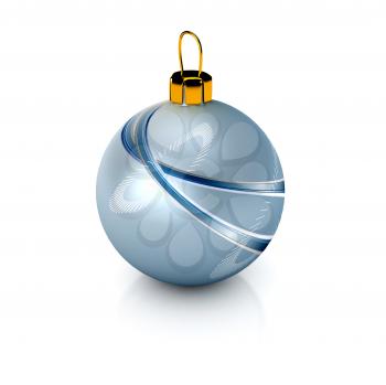Royalty Free Clipart Image of a Christmas Ornament