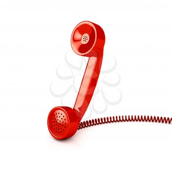 Royalty Free Clipart Image of a Telephone Receiver