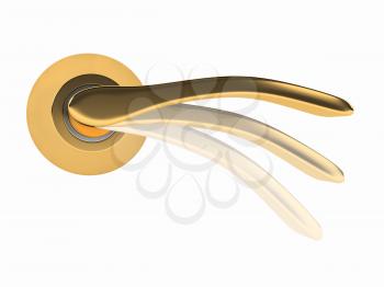 Royalty Free Clipart Image of a Door Handle