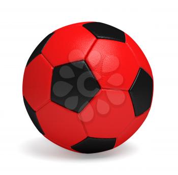 Perfect Soccer ball or football. Computer generated image