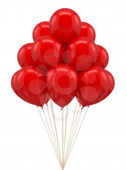 Red ballon for party, birthday, colorful, color
