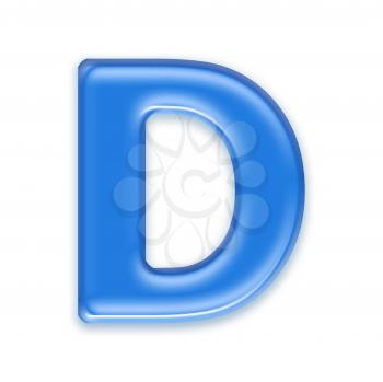 Royalty Free Clipart Image of a Letter 'D'