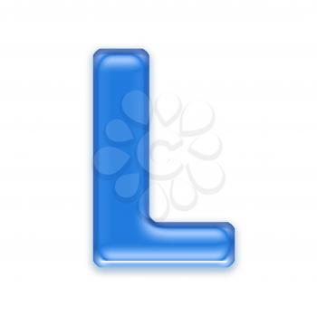 Royalty Free Clipart Image of a Letter 'L'