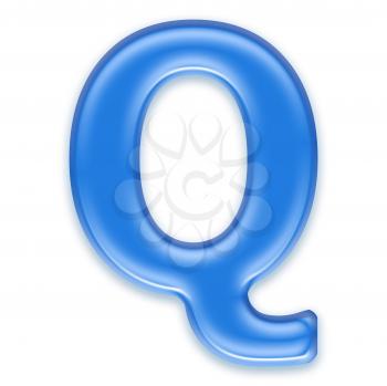 Royalty Free Clipart Image of a Letter 'Q'