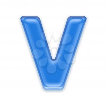 Royalty Free Clipart Image of a Letter 'V'