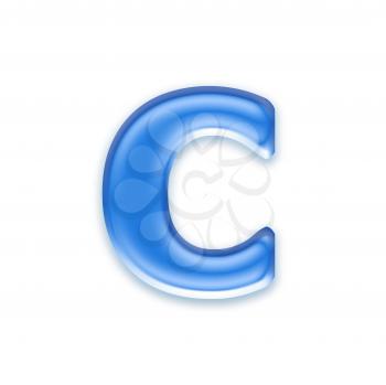 Royalty Free Clipart Image of a Letter 'c'