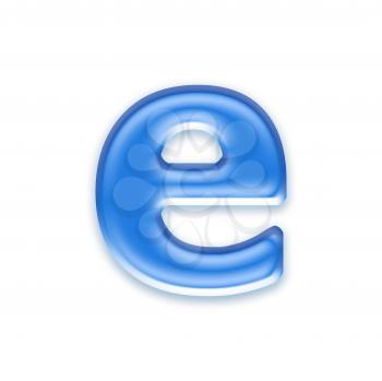 Royalty Free Clipart Image of a Letter 'e'