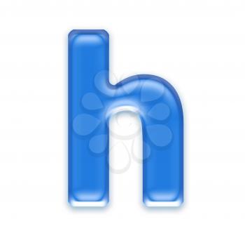 Royalty Free Clipart Image of a Letter 'h'