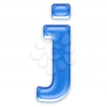 Royalty Free Clipart Image of a Letter 'j'
