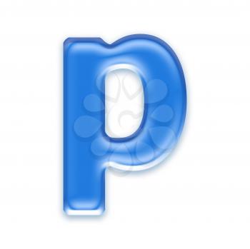 Royalty Free Clipart Image of a Letter 'p'