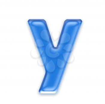 Royalty Free Clipart Image of a Letter 'y'