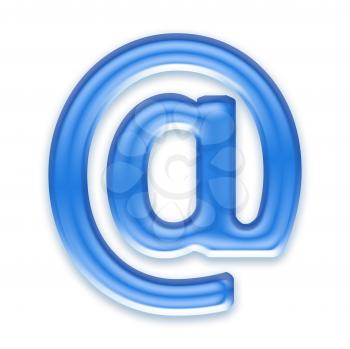 Royalty Free Clipart Image of an @ Symbol