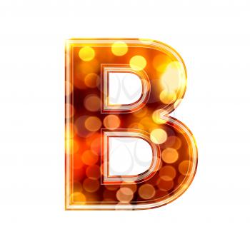 Royalty Free Clipart Image of a Letter 'B'