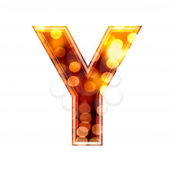 Royalty Free Clipart Image of a Letter 'Y'
