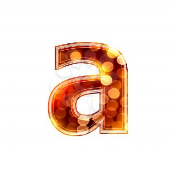 Royalty Free Clipart Image of a Letter 'a'