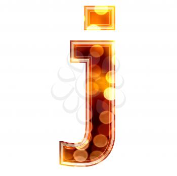 Royalty Free Clipart Image of a Letter 'j'
