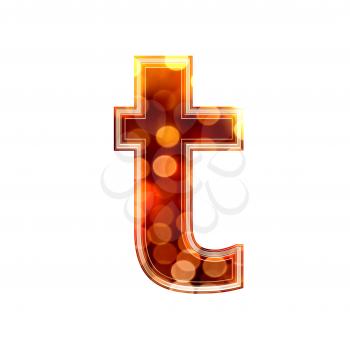 Royalty Free Clipart Image of a Letter 't'