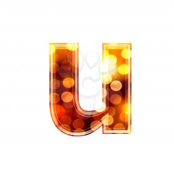 Royalty Free Clipart Image of a Letter 'u'
